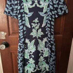 Lilly Pulitzer Navy scuba fabric dress